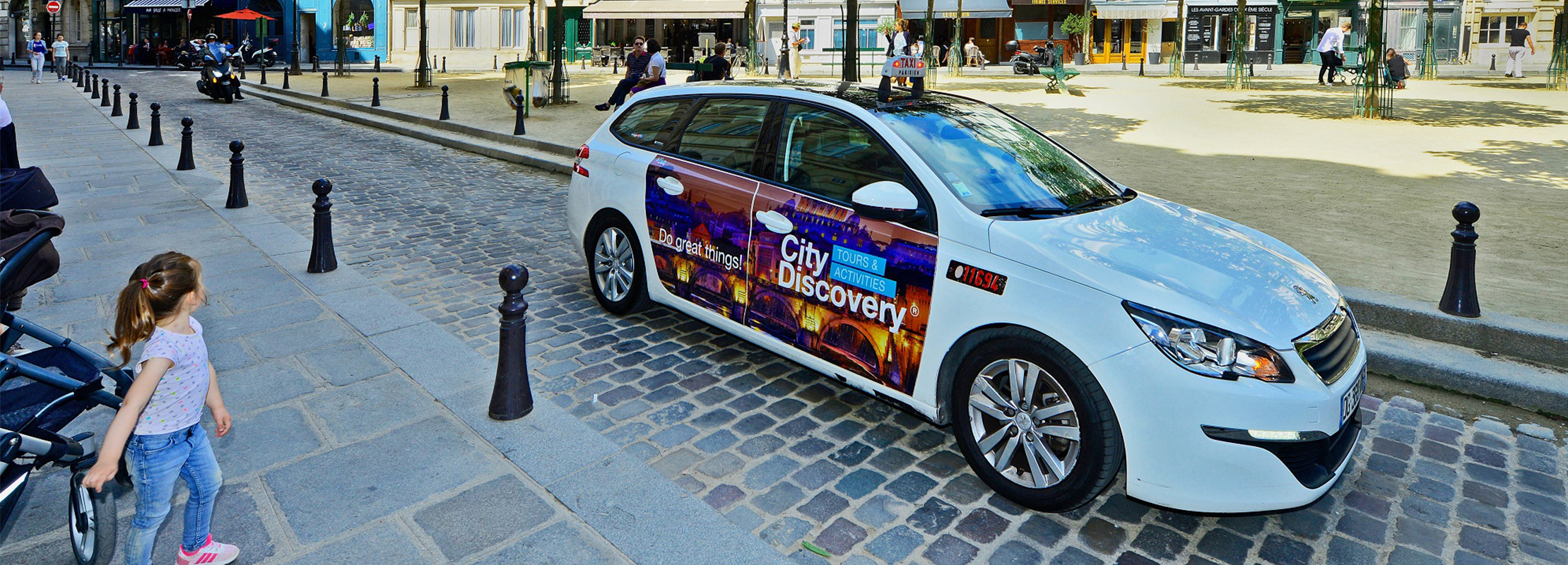 Taxi advertising campaign scale